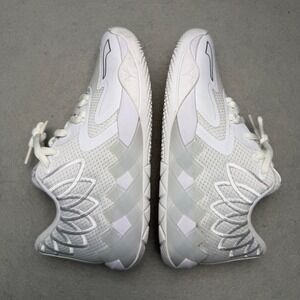 Puma MB.01 Lo JR Kids Basketball Shoes Size 6Y White Silver 377368-04